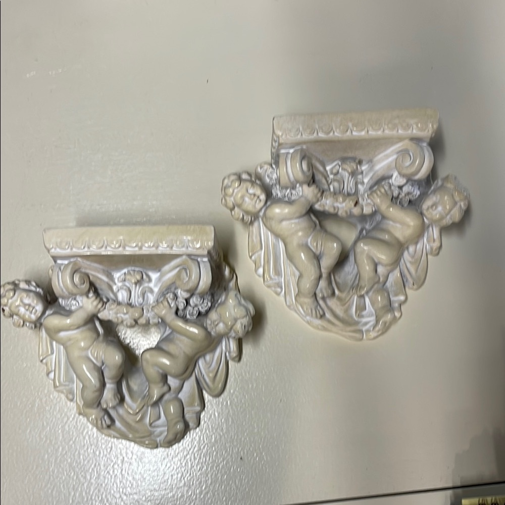 Elegant Cream Wall Decor Plaques